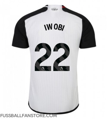 Fulham Alex Iwobi #22 Replik Heimtrikot 2023-24 Kurzarm